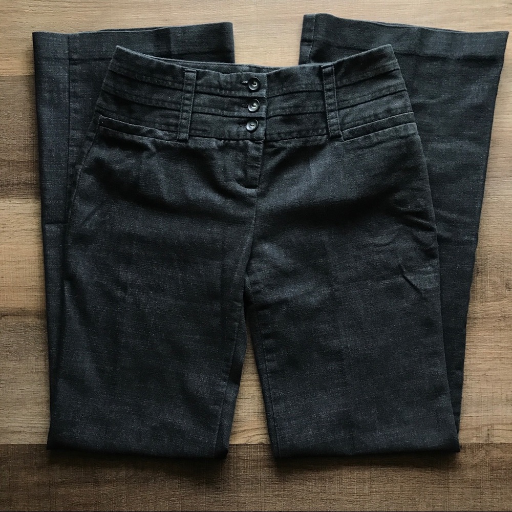 Women’s High Waisted Black Slacks